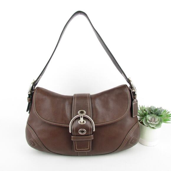 Coach Handbags - Coach Vintage Y2K Brown Leather Soho Bag